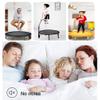 Trampoline 48in Foldable Trampoline, Elastic Rope Trampoline with Adjustable Armrests, Used for Game Sports and Aerobics, Children Can Use It Safely view 4