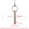 4PIECES of Quick Release Pin 1/4" Diameter, Usable Length 2"(50mm), Total Length 2-1/2"(63mm) Full 316 Stainless Steel, Bimini Top Pin, Marine Hardware view 2