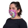 FOCO Las Vegas Raiders NFL Pastel Tie Dye Adjustable Face Cover view 3