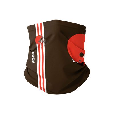 FOCO Cleveland Browns NFL On-Field Sideline Logo Gaiter Scarf - Youth
