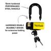 Kryptonite New York FAHGETTABOUDIT 1415 14mm 15 LBS Red Chain & New York Lock 15mm Disc Lock view 3