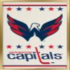 Trends International NHL Washington Capitals - Logo 14 Wall Poster, 22.375" x 34", Gold Framed Version view 1
