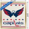 Trends International NHL Washington Capitals - Logo 14 Wall Poster, 22.375" x 34", Gold Framed Version view 3