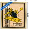 Trends International NFL Pittsburgh Steelers - Retro Logo 14 Wall Poster, 14.725" x 22.375", Gold Framed Version view 3