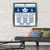 Trends International NHL Toronto Maple Leafs - Champions 16 Wall Poster, 22.375" x 34", Gold Framed Version view 2