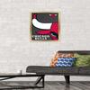 Trends International NBA Chicago Bulls - Logo 14 Wall Poster, 14.725" x 22.375", Gold Framed Version view 2
