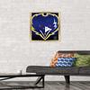 Trends International NFL Baltimore Ravens - Logo 14 Wall Poster, 14.725" x 22.375", Gold Framed Version view 2