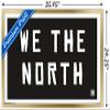 Trends International NBA Toronto Raptors - We The North 16 Wall Poster, 22.375" x 34", Gold Framed Version view 3
