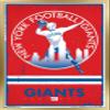 NFL New York Giants - Retro Logo 15 Wall Poster, 22.4L" x 14.7W", Gold Framed Version view 1