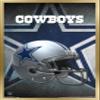 Trends International NFL Dallas Cowboys - Helmet 16 Wall Poster, 14.725" x 22.375", Gold Framed Version view 1