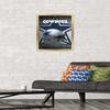 Trends International NFL Dallas Cowboys - Helmet 16 Wall Poster, 14.725" x 22.375", Gold Framed Version view 2