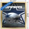 Trends International NFL Dallas Cowboys - Helmet 16 Wall Poster, 14.725" x 22.375", Gold Framed Version view 3