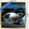 Trends International NFL Carolina Panthers - Helmet 16 Wall Poster, 22.375" x 34", Gold Framed Version view 3