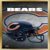 Trends International NFL Chicago Bears - Helmet 16 Wall Poster, 22.375" x 34", Gold Framed Version view 1