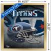 Trends International NFL Tennessee Titans - Helmet 18 Wall Poster, 22.375" x 34", Gold Framed Version view 3