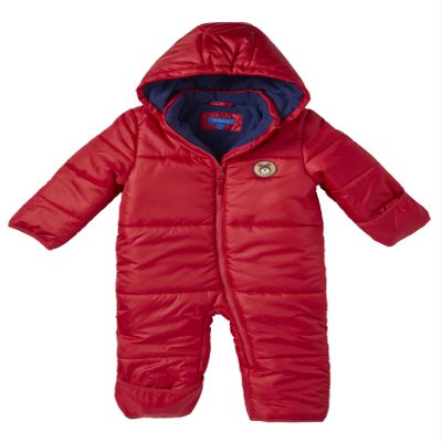iXtreme Boys Baby Snowsuit - Wind and Water Resistant Insulated Fleece Bunting Infant Snowsuit Newborn Winter Coats, Size 18-24 Months, Red