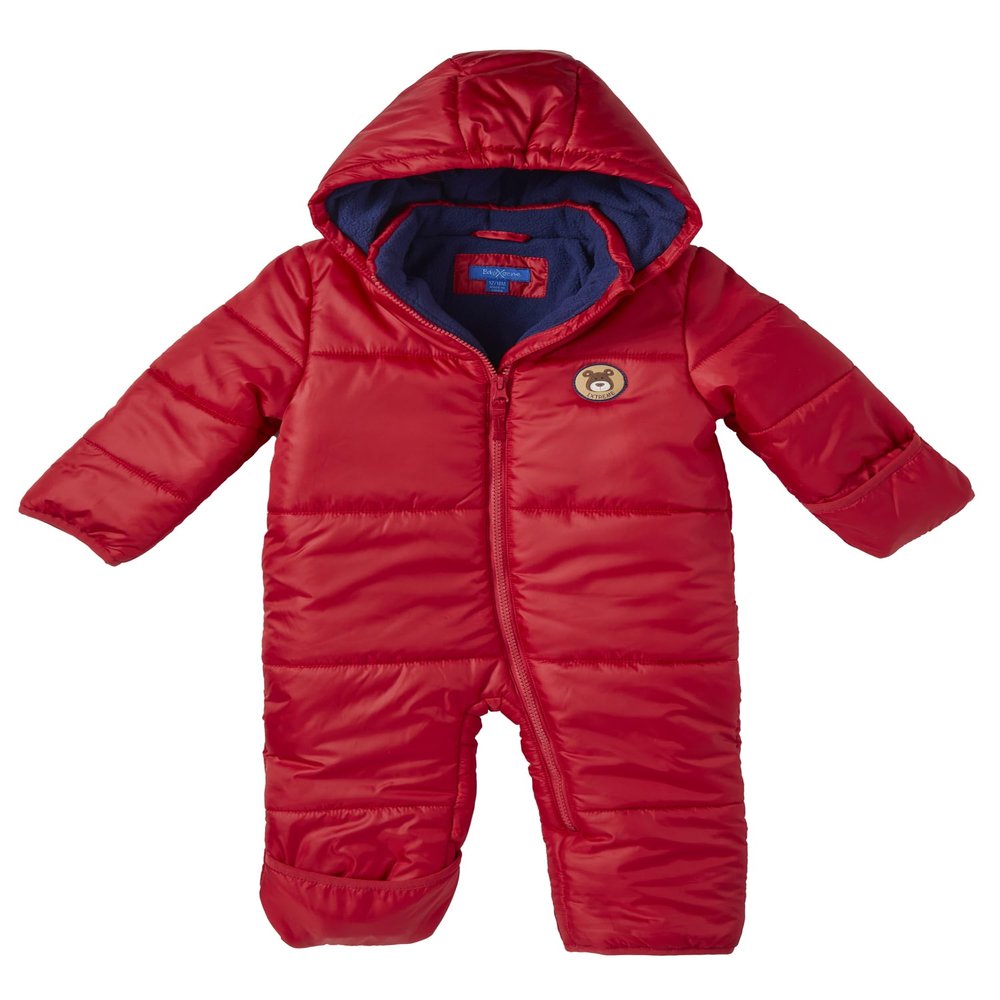 iXtreme Boys Baby Snowsuit - Wind and Water Resistant Insulated Fleece Bunting Infant Snowsuit Newborn Winter Coats, Size 18-24 Months, Red