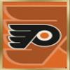 Trends International NHL Philadelphia Flyers - Logo 14 Wall Poster, 22.375" x 34", Gold Framed Version view 1