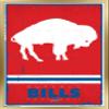 NFL Buffalo Bills - Retro Logo 15 Wall Poster, 34L" x 22.4W", Gold Framed Version view 1