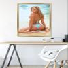 Trends International Sports Illustrated: Swimsuit Edition - Vital Sidorkina 17 Wall Poster, 22.375" x 34", Gold Framed Version view 3