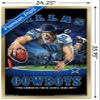 Trends International NFL Dallas Cowboys - End Zone 17 Wall Poster, 22.375" x 34", Gold Framed Version view 3