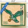 Trends International NFL Philadelphia Eagles - Retro Logo 14 Wall Poster, 14.725" x 22.375", Gold Framed Version view 3