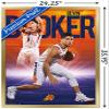 Trends International NBA Phoenix Suns - Devin Booker 18 Wall Poster, 34L x 22.4W, Gold Framed Version view 2