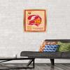 Trends International NFL Tampa Bay Buccaneers - Retro Logo 14 Wall Poster, 14.725" x 22.375", Gold Framed Version view 2
