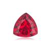 0.55-0.67 Cts of 5x5 mm AAA Trillion Cut Swiss Rough Synthetic Corundum Ruby (1 pc) Loose Gemstone view 1
