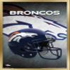 NFL Denver Broncos - Helmet 16 Wall Poster, 22.4L" x 14.7W", Gold Framed Version view 1