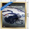 NFL Denver Broncos - Helmet 16 Wall Poster, 22.4L" x 14.7W", Gold Framed Version view 3