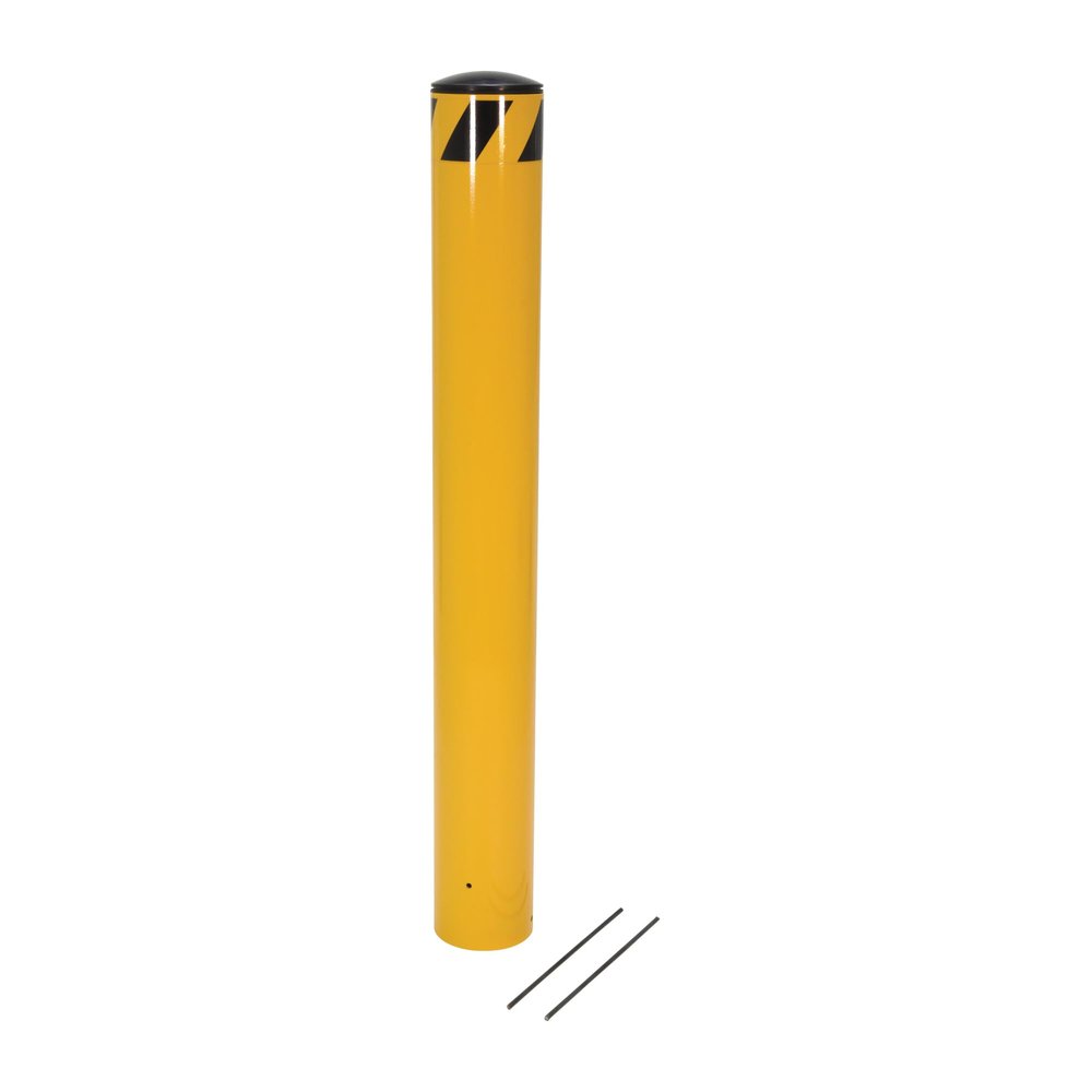 Vestil BOLPP-72-5.5 Steel Pour in Place Bollard 72 in. x 5-1/2 in. Yellow