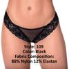 Lace and Mesh Thong by Mapale view 2