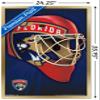 Trends International NHL Florida Panthers Mask 16 Wall Poster, 22.375" x 34", Gold Framed Version view 3