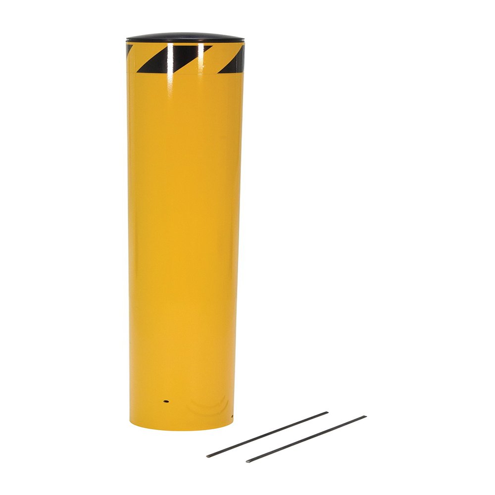 Vestil BOLPP-62-4.5 Steel Pour in Place Bollard 62 in. x 4-1/2 in. Yellow