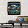 Trends International NFL Philadelphia Eagles - End Zone 17 Wall Poster, 22.375" x 34", Gold Framed Version view 2