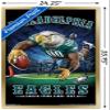 Trends International NFL Philadelphia Eagles - End Zone 17 Wall Poster, 22.375" x 34", Gold Framed Version view 3