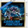 Trends International NFL Carolina Panthers - 3 Point Stance 19 Wall Poster, 22.375" x 34", Gold Framed Version view 3