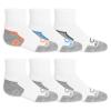 Fruit Of The Loom Boys Coolzone Cushioned - 6 Pair Pack Sock, White Assorted, 4-10 US view 1