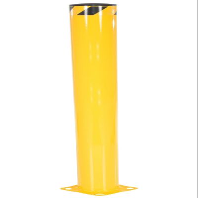 Vestil BOL-72-4.5 Steel Pipe Safety Bollard 72 in. x 4-1/2 in. Yellow