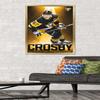 Trends International NHL Pittsburgh Penguins - Sidney Crosby 18 Wall Poster, 22.375" x 34", Gold Framed Version view 2