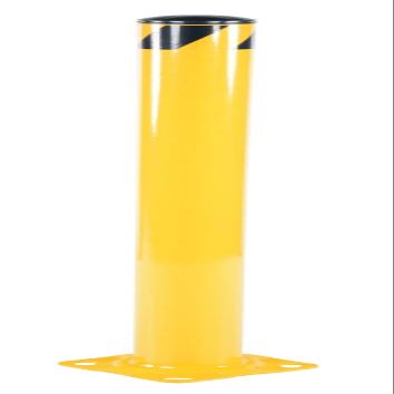 Vestil BOL-62-5.5 Steel Pipe Safety Bollard 62 in. x 5-1/2 in. Yellow