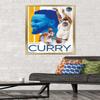 Trends International NBA Golden State Warriors - Stephen Curry 19 Wall Poster, 22.375" x 34", Gold Framed Version view 2