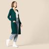 Amazon Essentials Women's Lightweight Longer Length Open-Front Long-Sleeve Cardigan Sweater (Available in Plus Size), Dark Green, XX-Large view 2