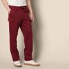 Amazon Essentials Men's Cargo Fleece Sweatpant with Open Hem, Dark Red, Medium view 3