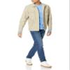 Amazon Essentials Men's Long-Sleeve Lightweight Fleece French Terry Crewneck Sweatshirt, French Blue, Medium view 4