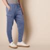 Amazon Essentials Men's Cargo Fleece Jogger Sweatpant with Relaxed Fit, Indigo, X-Large view 3