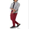Amazon Essentials Men's Cargo Fleece Jogger Sweatpant with Relaxed Fit, Dark Red, Medium view 4