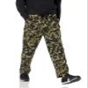 Amazon Essentials Men's Cargo Fleece Sweatpant with Open Hem, Olive Geo Camo, X-Large view 1
