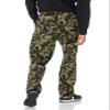 Amazon Essentials Men's Cargo Fleece Sweatpant with Open Hem, Olive Geo Camo, X-Large view 2